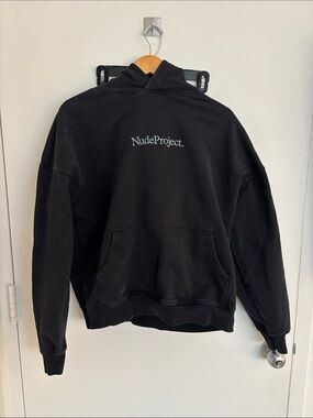 Black Logo Hoodie - Men's Classic Pullover